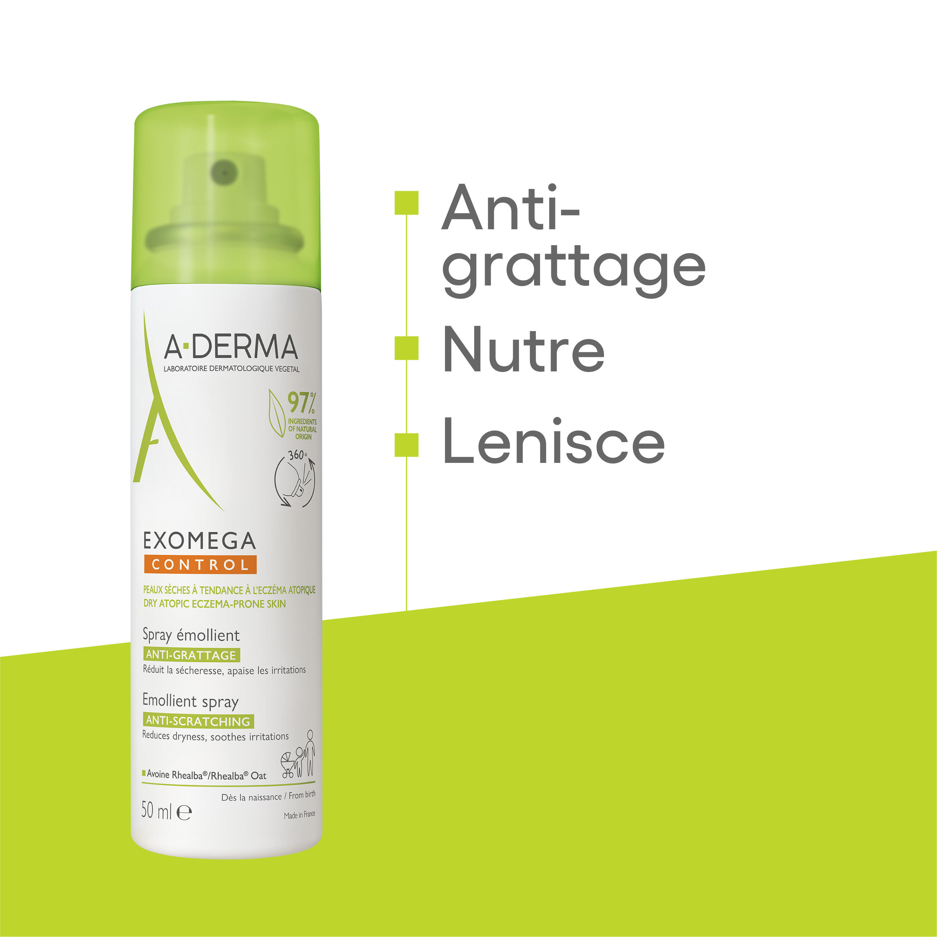A-Derma Exomega Control - Spray Emolliente 50 ml