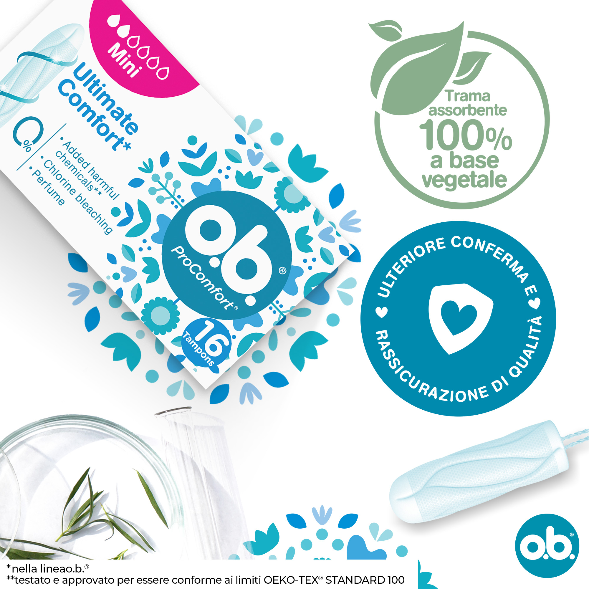 O.B. ProComfort Mini 16 Assorbenti Interni O.B. ProComfort Mini 16 Assorbenti Interni