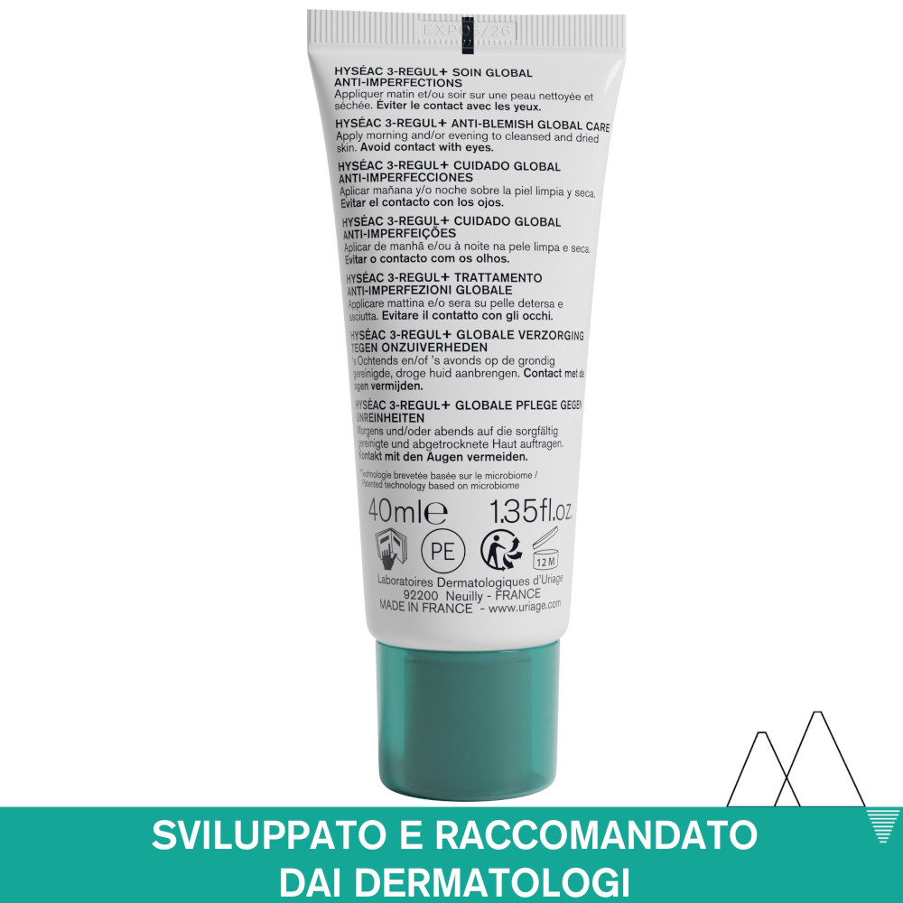 HYSÉAC - 3-REGUL+ Trattamento Globale Anti-imperfezioni per brufoli, punti neri e segni post-acne 40ML HYSÉAC - 3-REGUL+ Trattamento Globale Anti-imperfezioni per brufoli, punti neri e segni post-acne 40ML