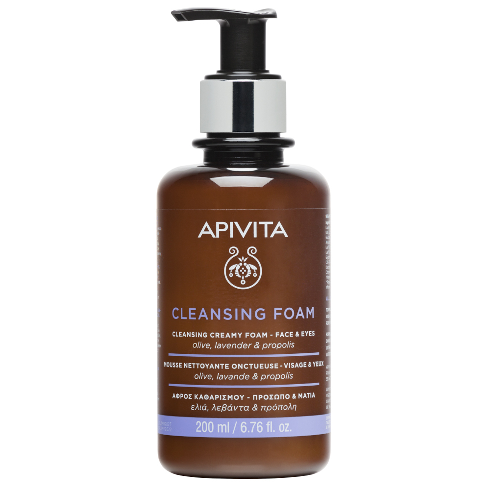 Apivita Mousse detergente cremosa – Viso e Occhi 200ml