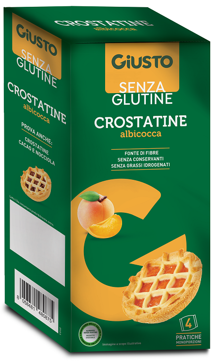 GIUSTO S/G Crost.Albic.4x45g