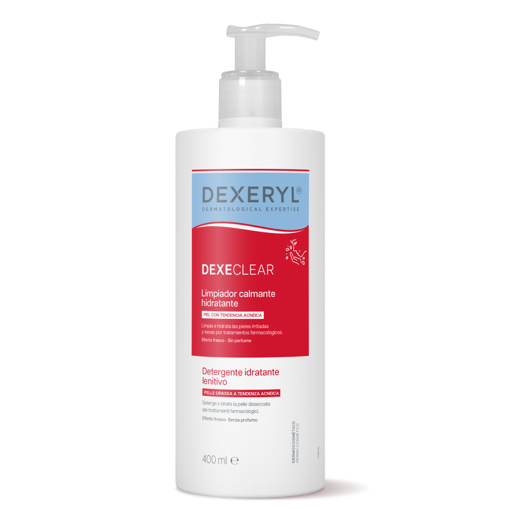 Dexeryl Dexeclear - Detergente Idratante Lenitivo Per Pelle Grassa E A Tendenza Acneica 400 ml