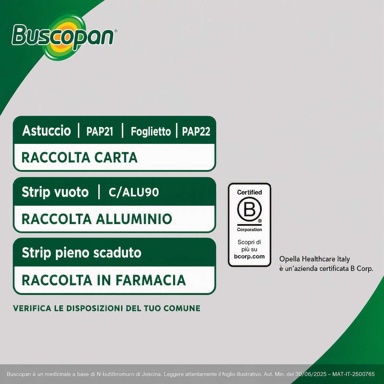 Buscopan 10 mg - 6 Supposte Contro Mal Di Pancia, Dolori E Crampi Addominali