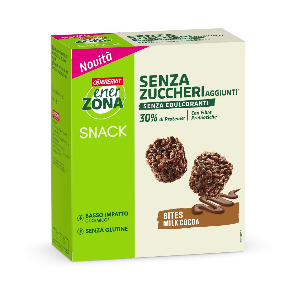 EnerZona Bites Milk Cocoa - astuccio da 5 minipack