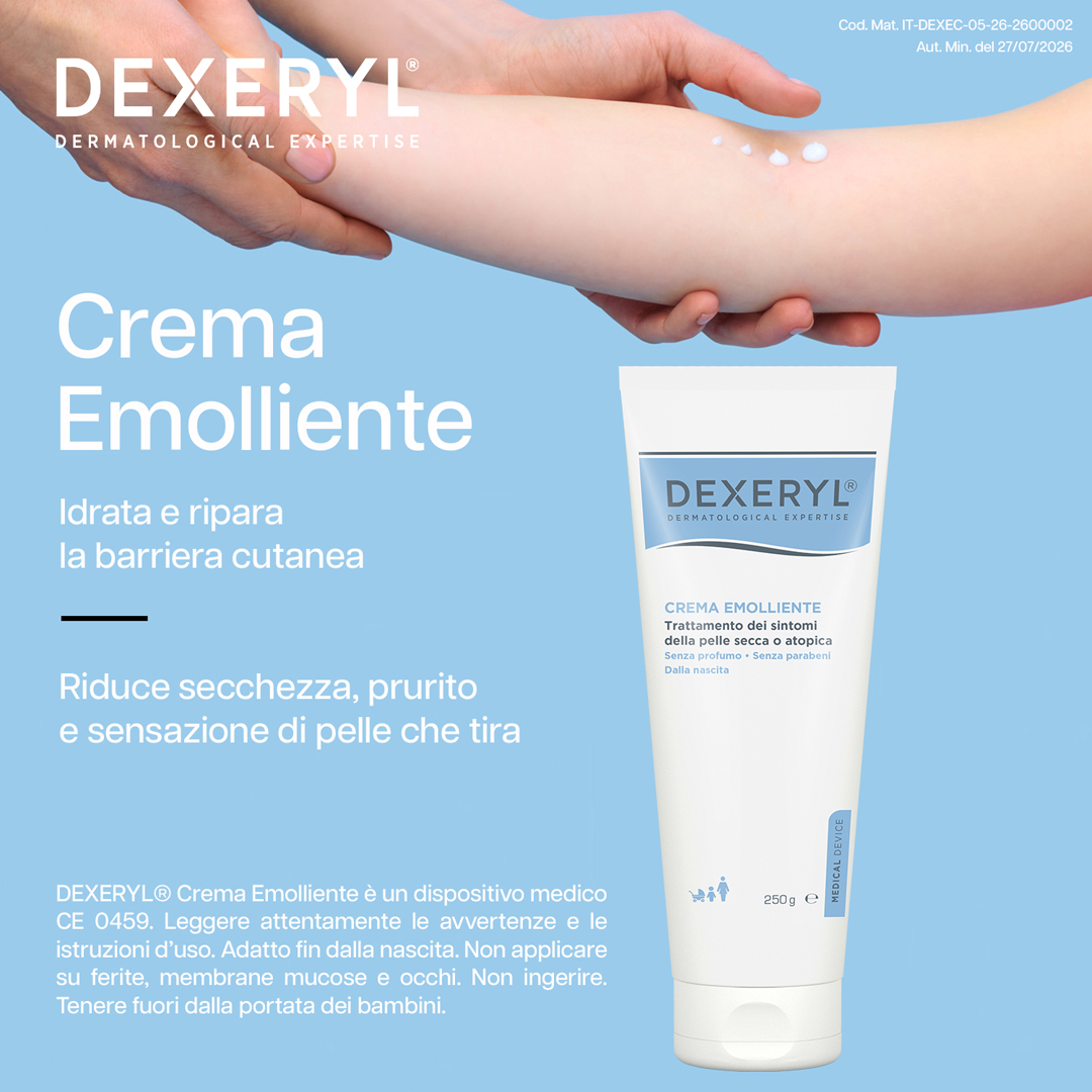 Dexeryl - Crema Emolliente Per La Pelle Secca E A Tendenza Atopica 250 g