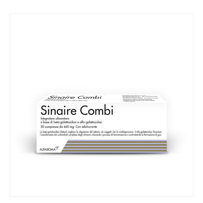 Sinaire Combi Integratore di Enzimi 30 Compresse