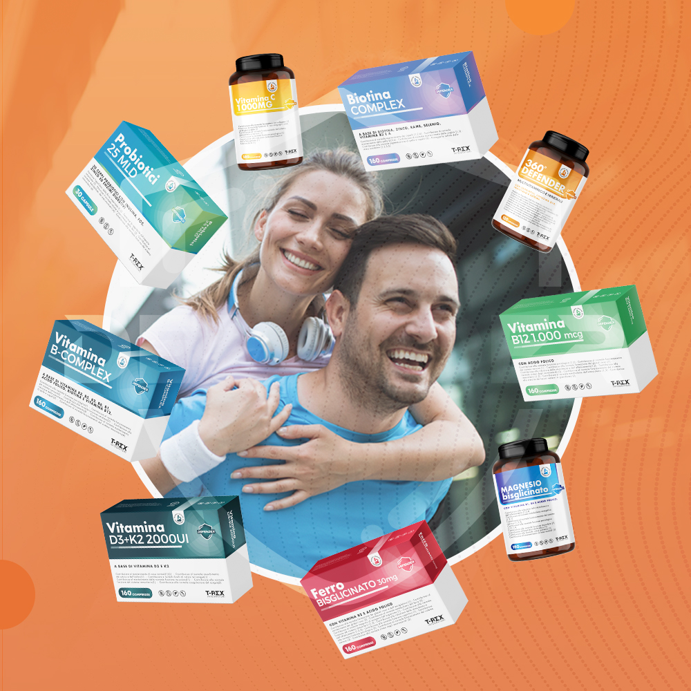 T-Rex Integratori 360° Defender 120 Compresse - Integratore Di Vitamine E Minerali