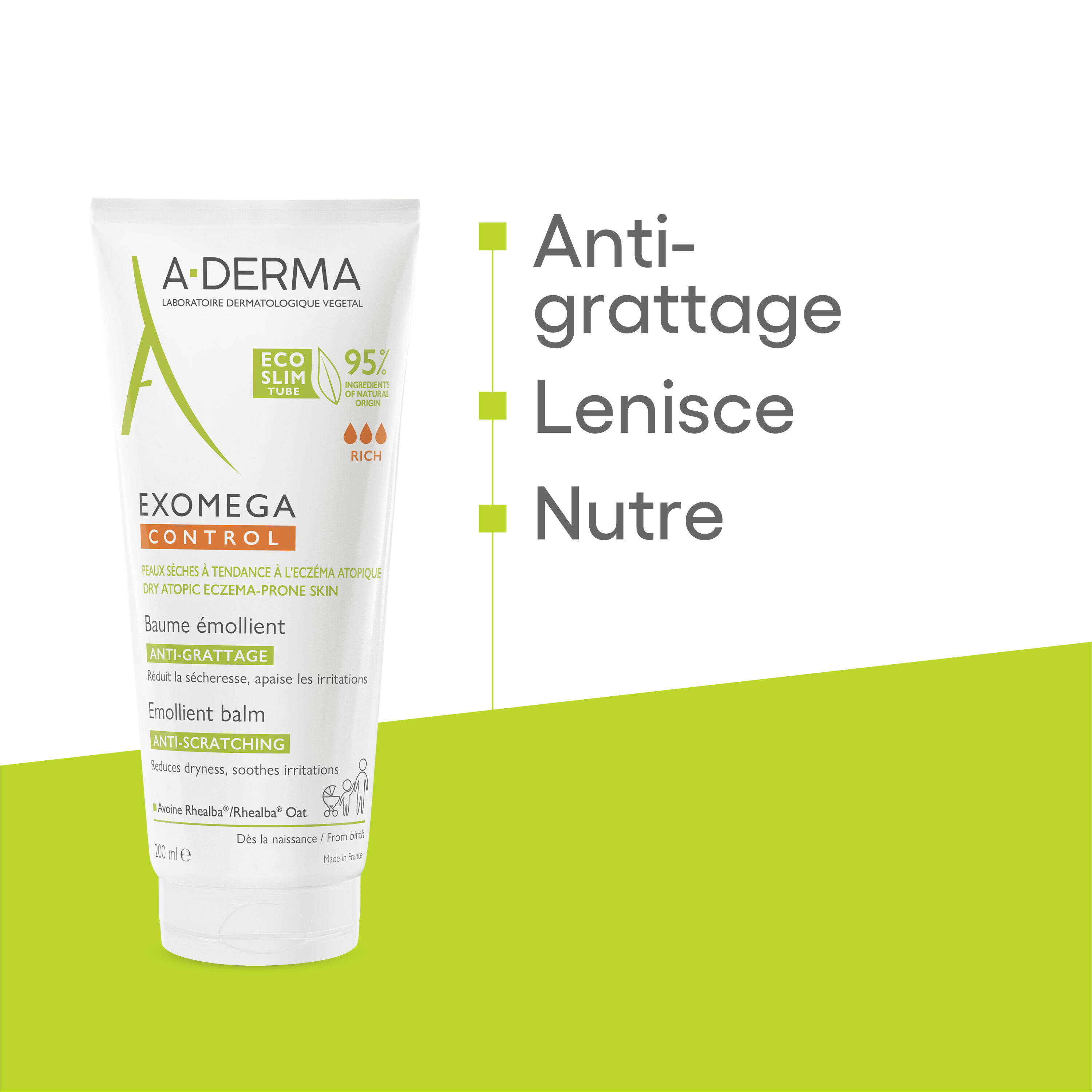 A-Derma Exomega Control - Balsamo Emolliente Anti-Grattage 200 ml