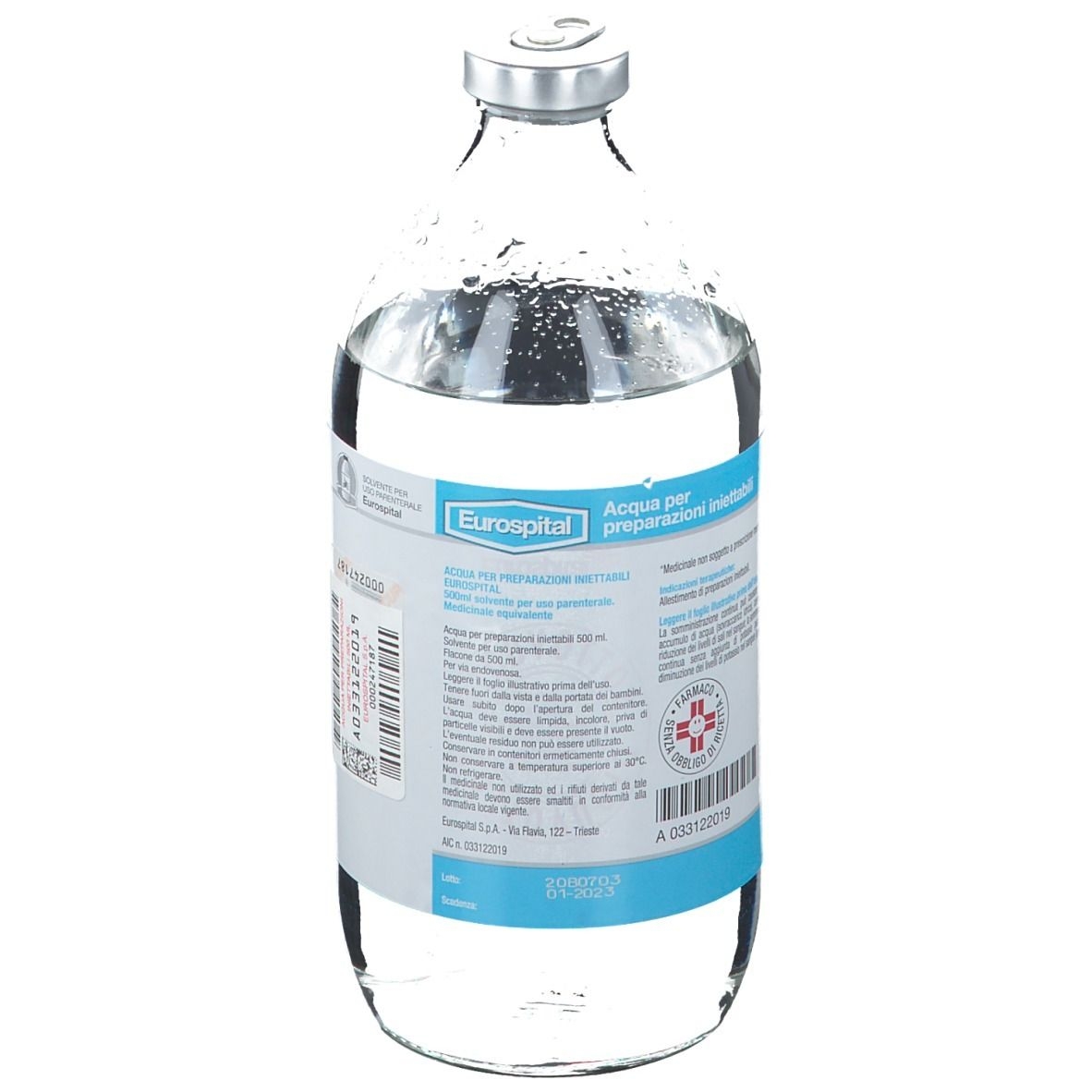 ACQUA DISTILL 500ML X PREPAR/I