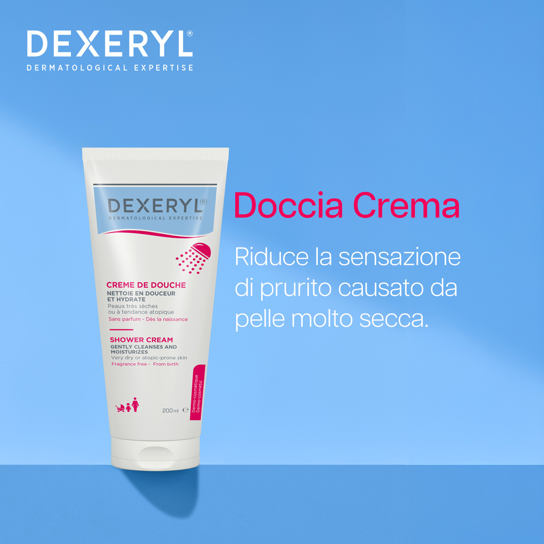 Dexeryl - Doccia Crema Idratante Per Pelle Molto Secca E A Tendenza Atopica 200 ml