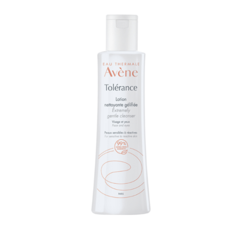 Avène Tolérance - Lozione Detergente Gel Per Pelle Sensibile E Reattiva Viso, Occhi E Labbra 100 ml