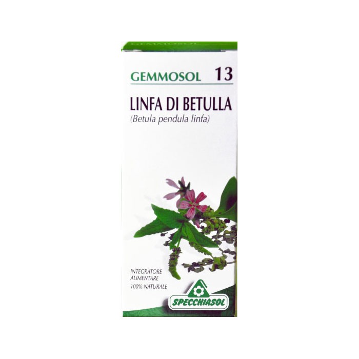 Specchiasol Gemmosol 13 Linfa di Betulla Gemmoderivati 50 ml Specchiasol Gemmosol 13 Linfa di Betulla Gemmoderivati 50 ml