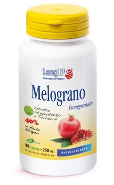 Longlife Melograno 40% Integratore Antiossidante 90 Capsule
