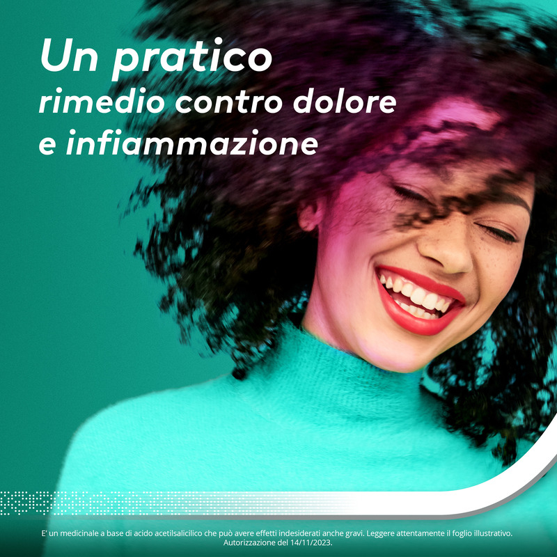 Aspirina in Granuli Senza Acqua, Antidolorifico e Antinfiammatorio contro Mal di Testa, Dolore e Infiammazione, Aroma Cola, 10 Buste orosolubili Aspirina in Granuli Senza Acqua, Antidolorifico e Antinfiammatorio contro Mal di Testa, Dolore e Infiammazione, Aroma Cola, 10 Buste orosolubili