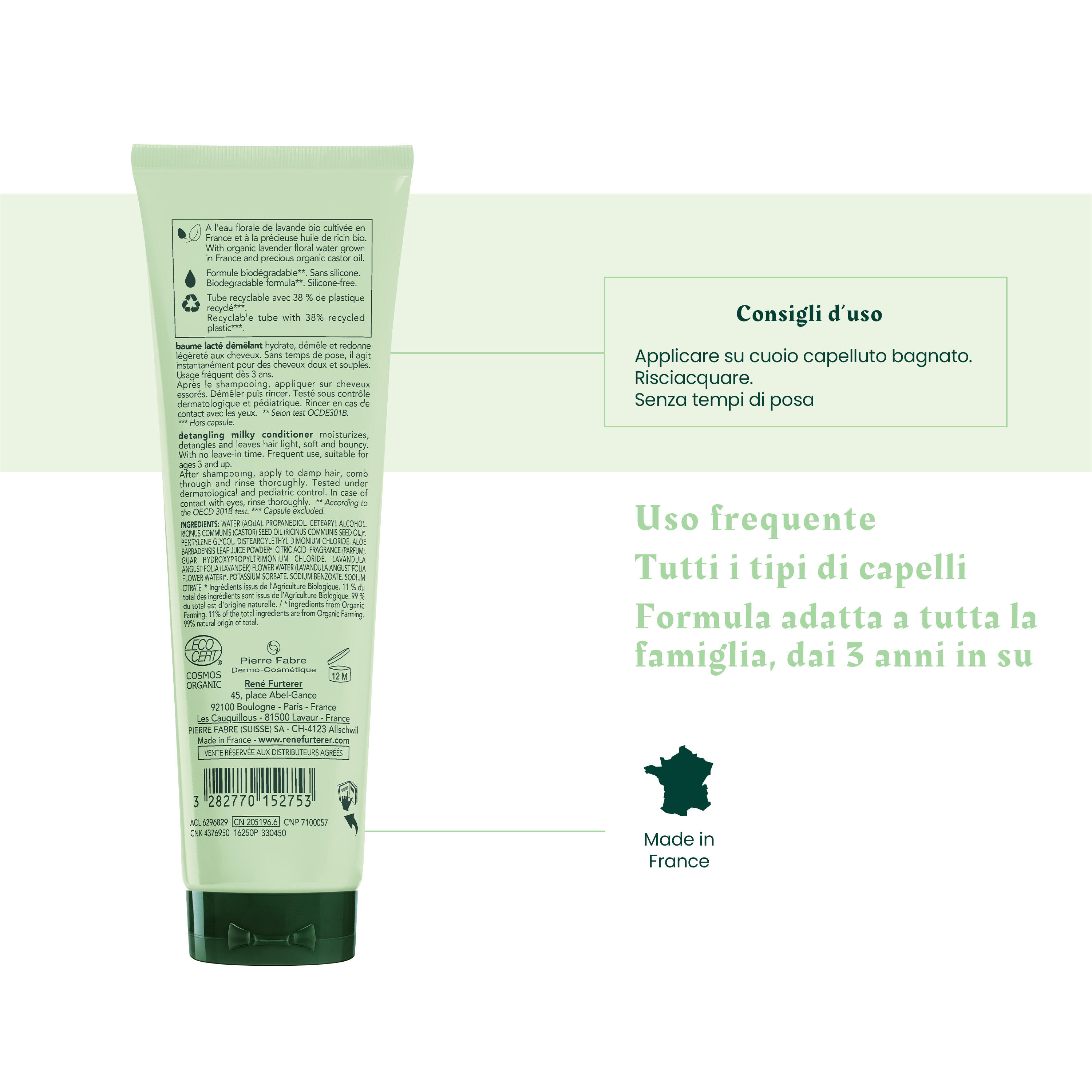 René Furterer Naturia - Balsamo Districante Bio 150 ml