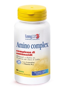 LongLife Amino Complex Integratore di Proteine del Siero di Latte 60 Tavolette LongLife Amino Complex Integratore di Proteine del Siero di Latte 60 Tavolette