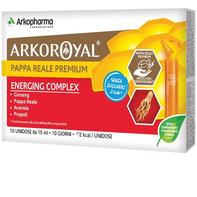 Arkoroyal Pappa Reale Energing Complex 10Flaconcini Arkoroyal Pappa Reale Energing Complex 10Flaconcini