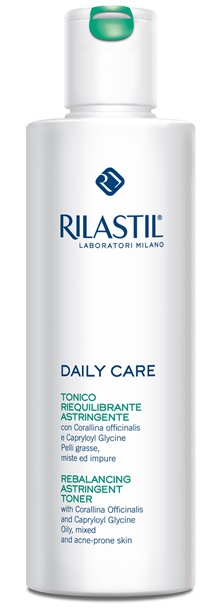 Rilastil Daily Care Tonico Riequilibrante Astringente Pelli Grasse Miste Impure 250 ml Rilastil Daily Care Tonico Riequilibrante Astringente Pelli Grasse Miste Impure 250 ml