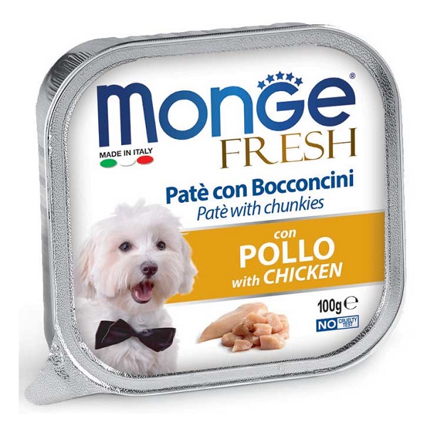 MONGE FRESH POLLO 100G