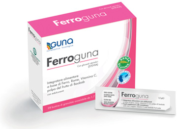 Guna Ferroguna Integratore di Ferro 28 Bustine Orosolubili