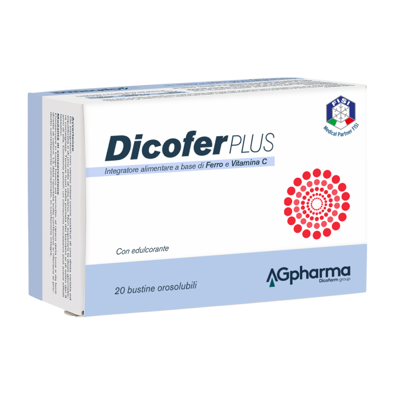 Dicofer Plus Integratore Ferro e Vitamina C 20 Bustine