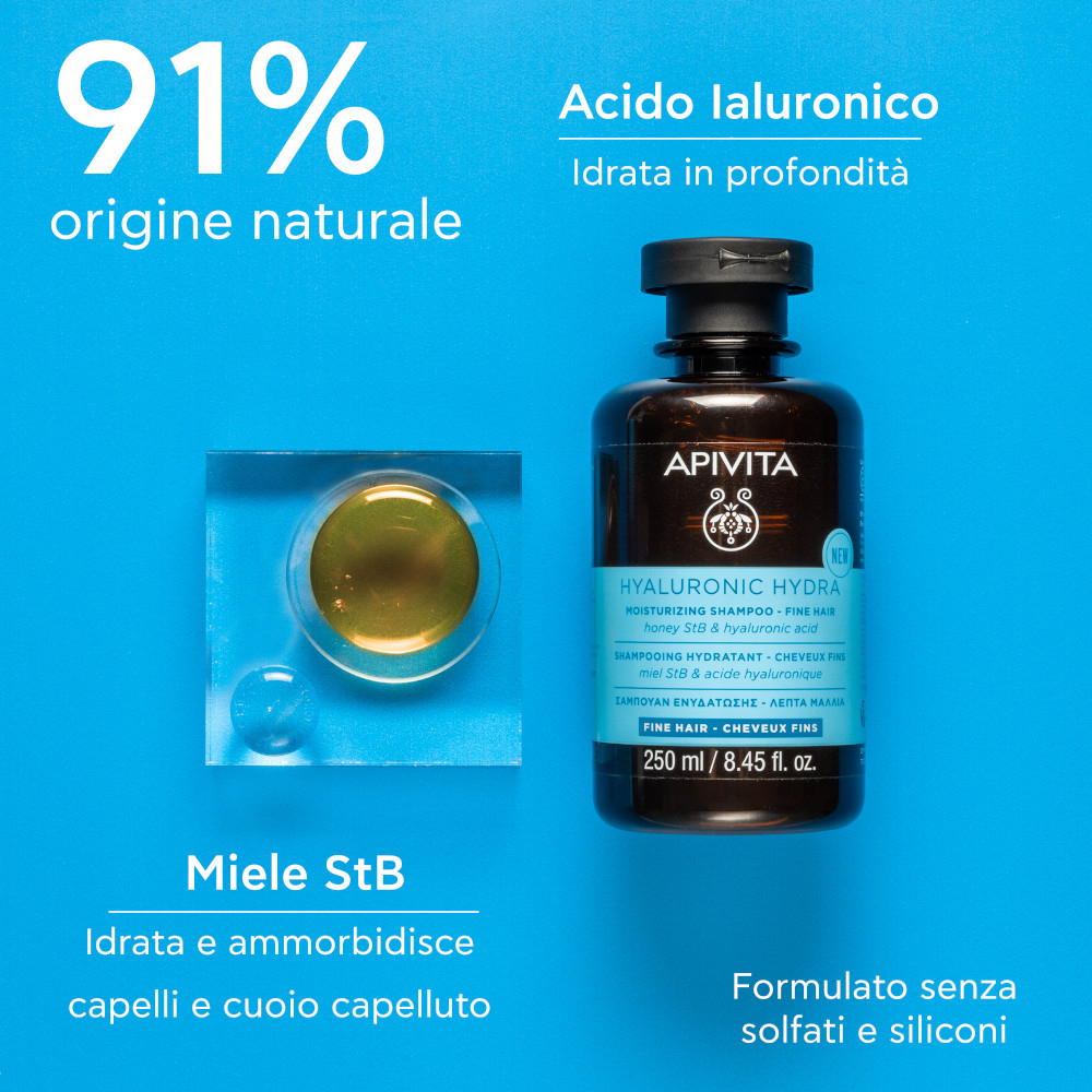 Apivita Shampoo Idratante - Capelli Fini Apivita Shampoo Idratante - Capelli Fini